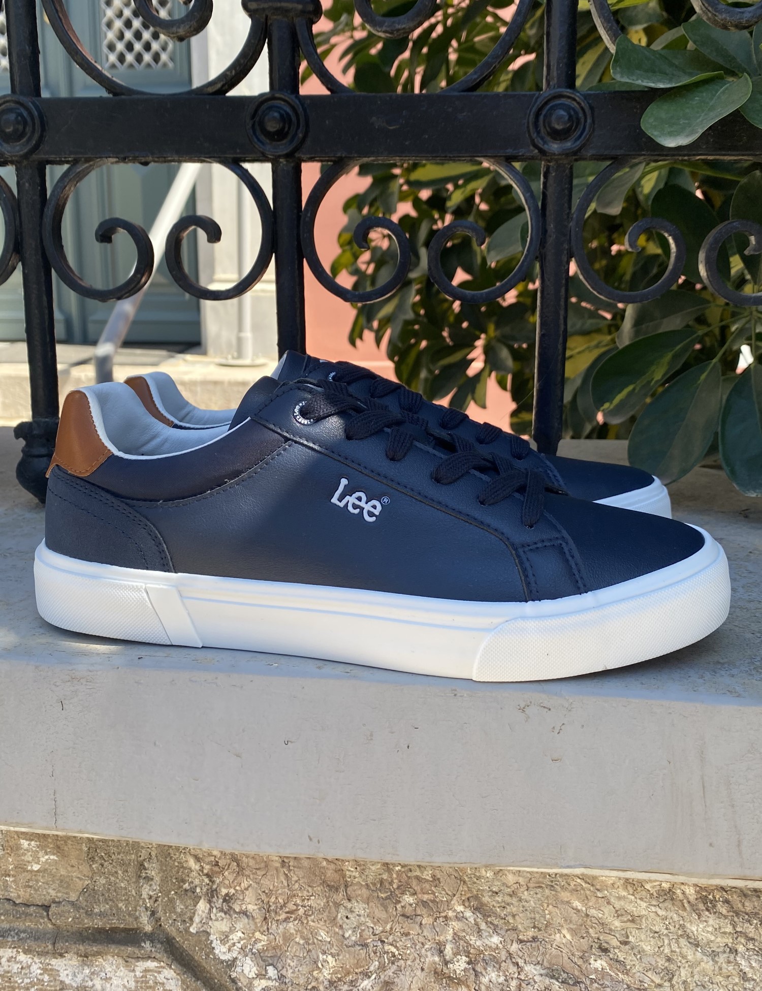 Lee ανδρικά μπλε navy casual sneakers 50261024B